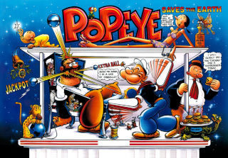 Translite van Popeye Saves the Earth